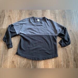 Pink Victoria secret sweatshirt womens gray/black size large